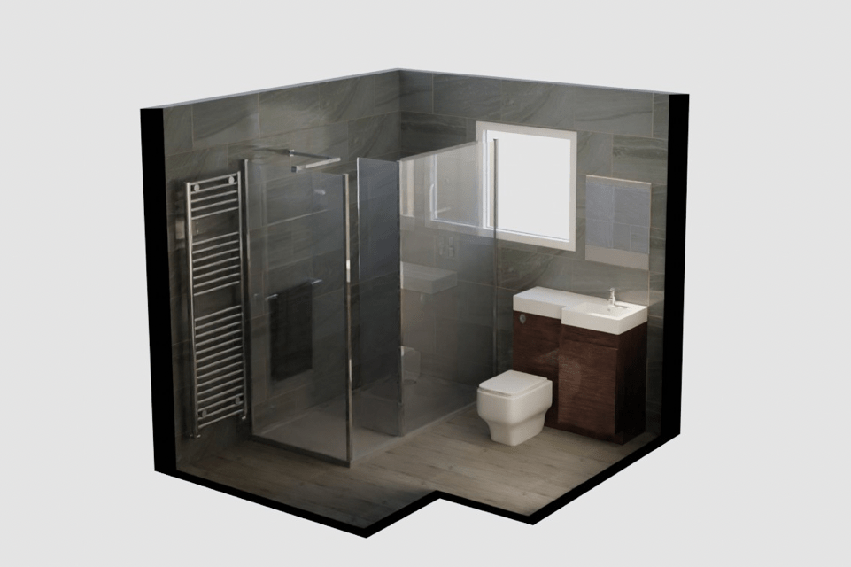 3D dollhouse view floor plan example 4 by Floorplanner